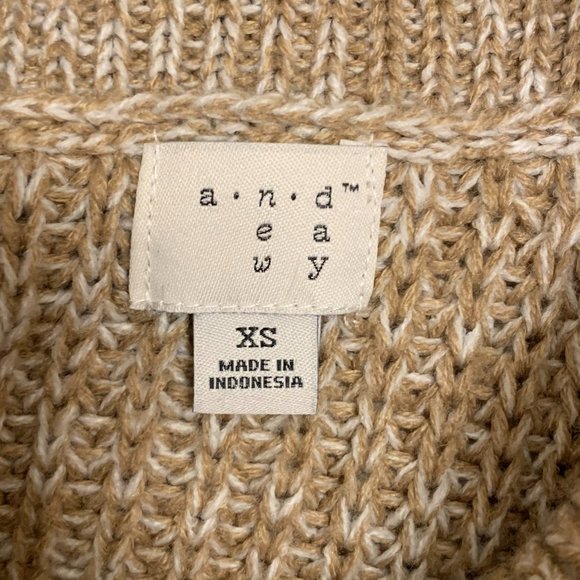 Tan Turtleneck Sweater - Picture 5 of 6